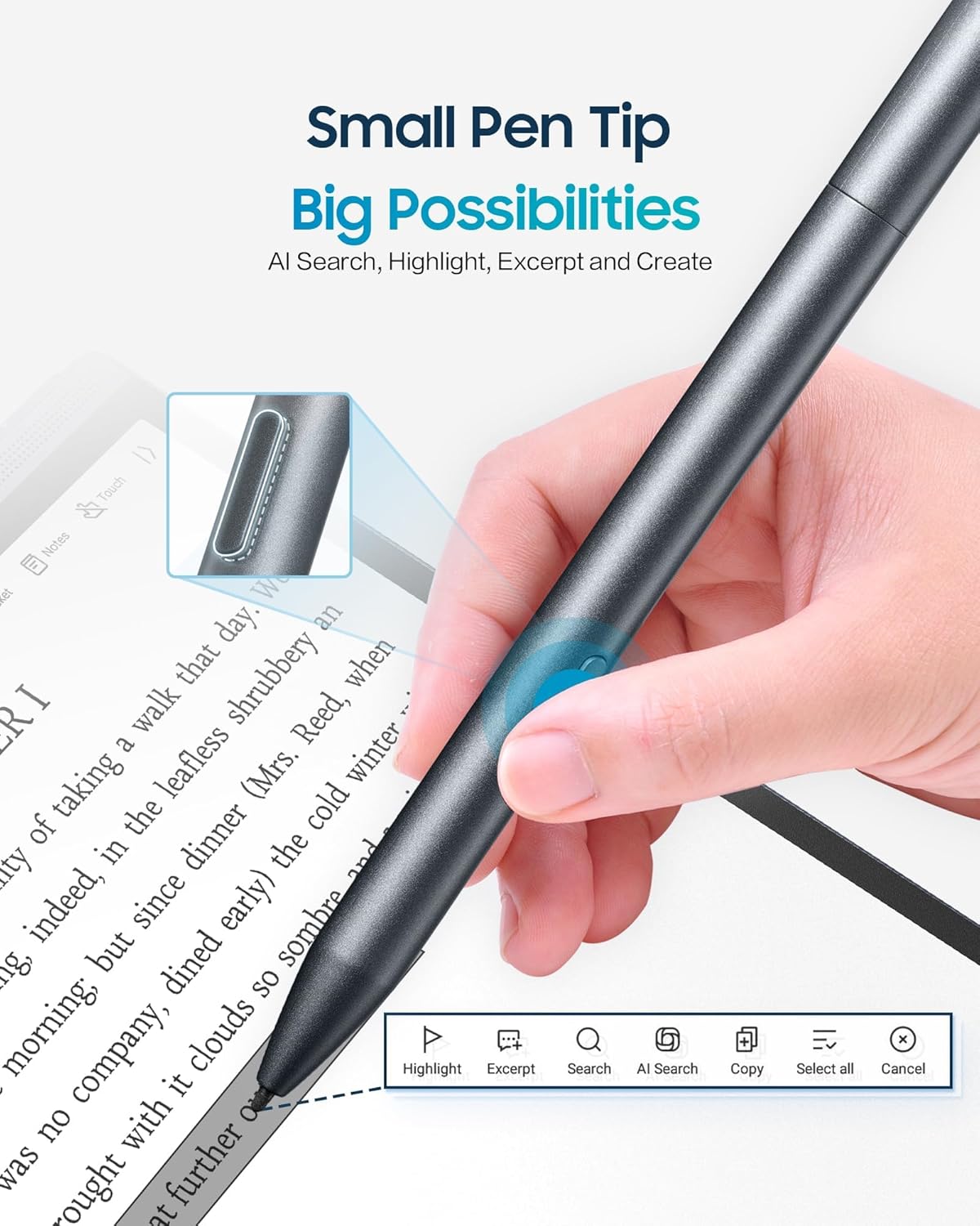 Smart E Ink Note-taking Tablet Bundle